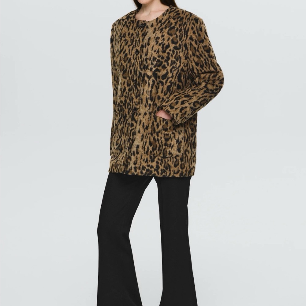 Source Unknown Leopard Print Jacket - image 1